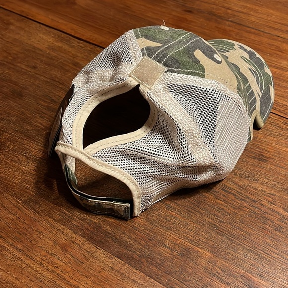 Notch adjustable camo ponytail women’s baseball cap - Picture 2 of 9